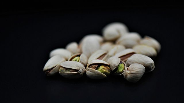 Pistachios in shells.