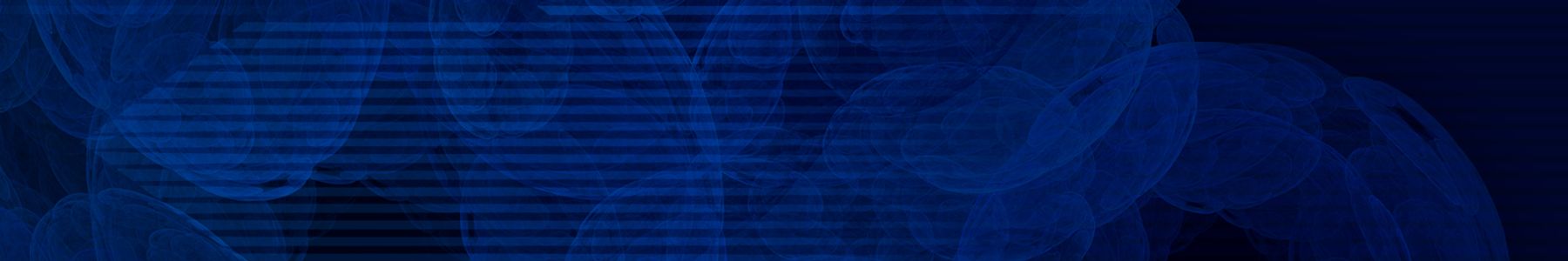 Abstract blue digital background with translucent cellular shapes, symbolizing organoid research. 