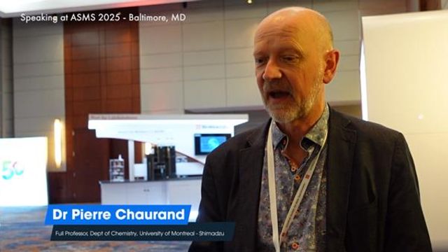 Dr Pierre Chaurand at ASMS 2025