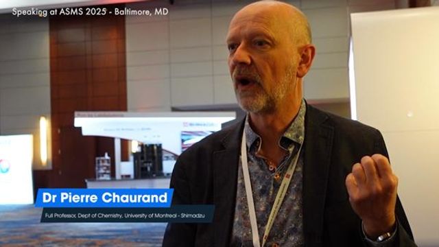Dr Pierre Chaurand at ASMS 2025